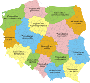 mapa Polski